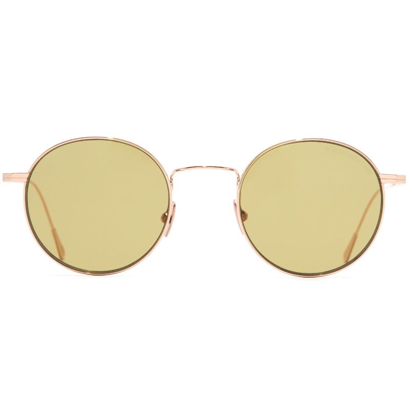 0001 Round Sunglasses-18K Rose Gold