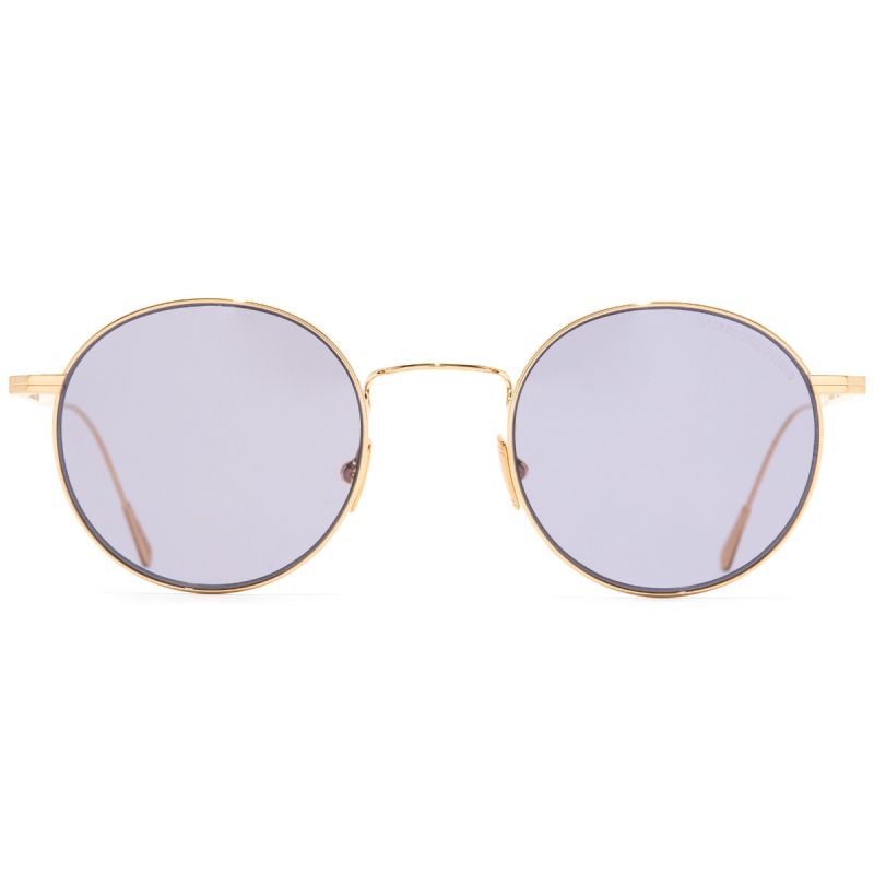 0001 Round Sunglasses-18K Gold