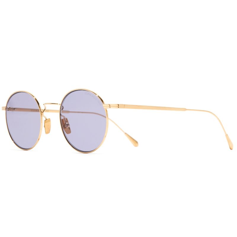 0001 Round Sunglasses-18K Gold