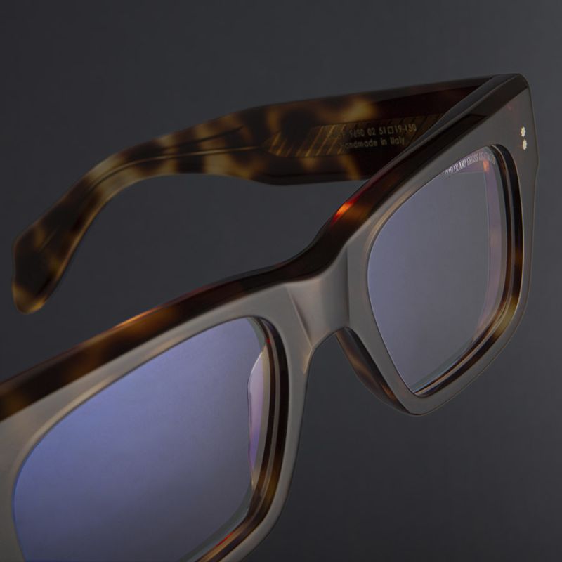 9690 Square Optical Glasses-Brown Havana