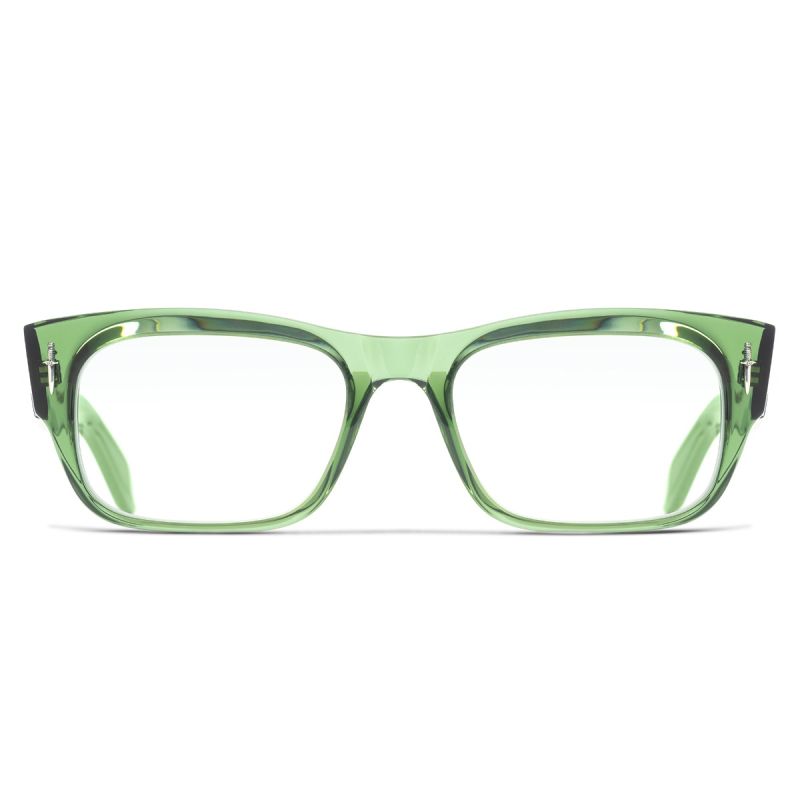 The Great Frog Dagger Square Optical Glasses-Leaf Green