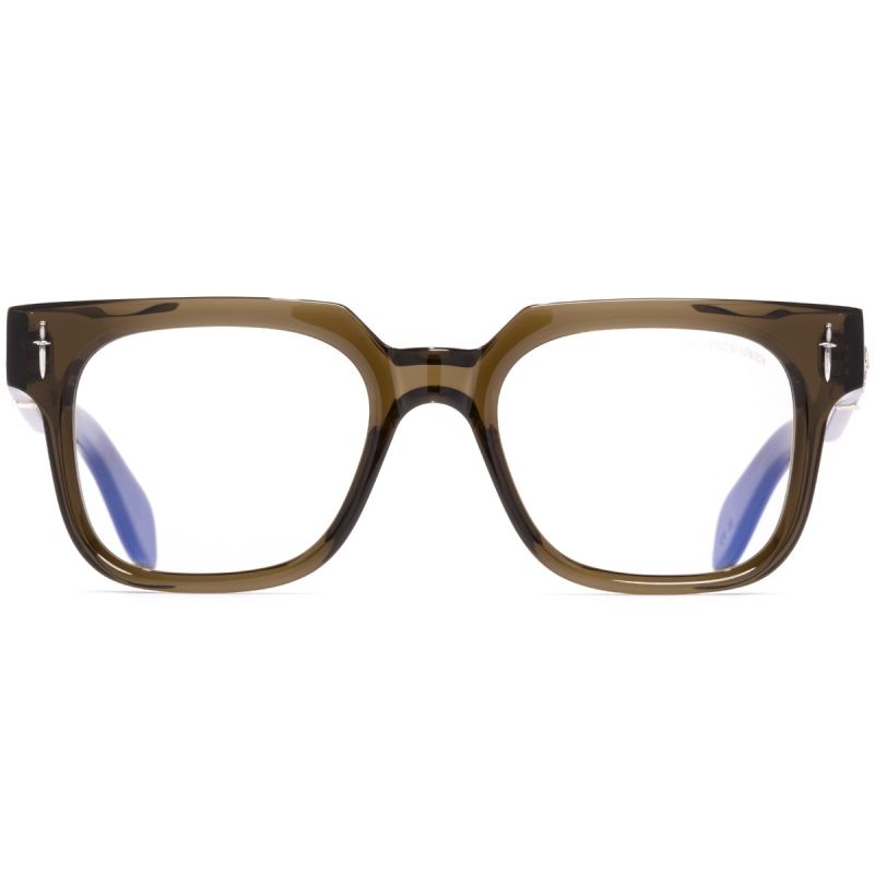 The Great Frog Lucky Diamond II Rectangle Optical Glasses-Olive